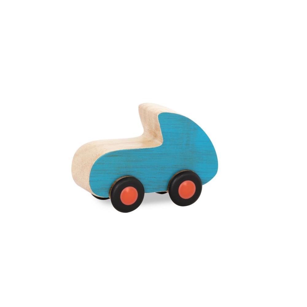 Free Wheee-Lees – Blue Car  |  Wooden Toys Shop Vehicles