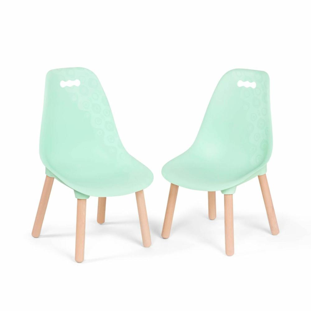 Kid Century Modern: Chair Set – Mint  |  Wooden Toys Kids Furniture Kids Furniture