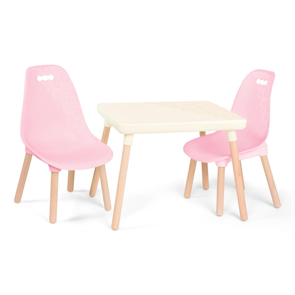 Kid Century Modern: Table & Chair Set – Pink  |  Kids Furniture Kids Furniture Kids Furniture