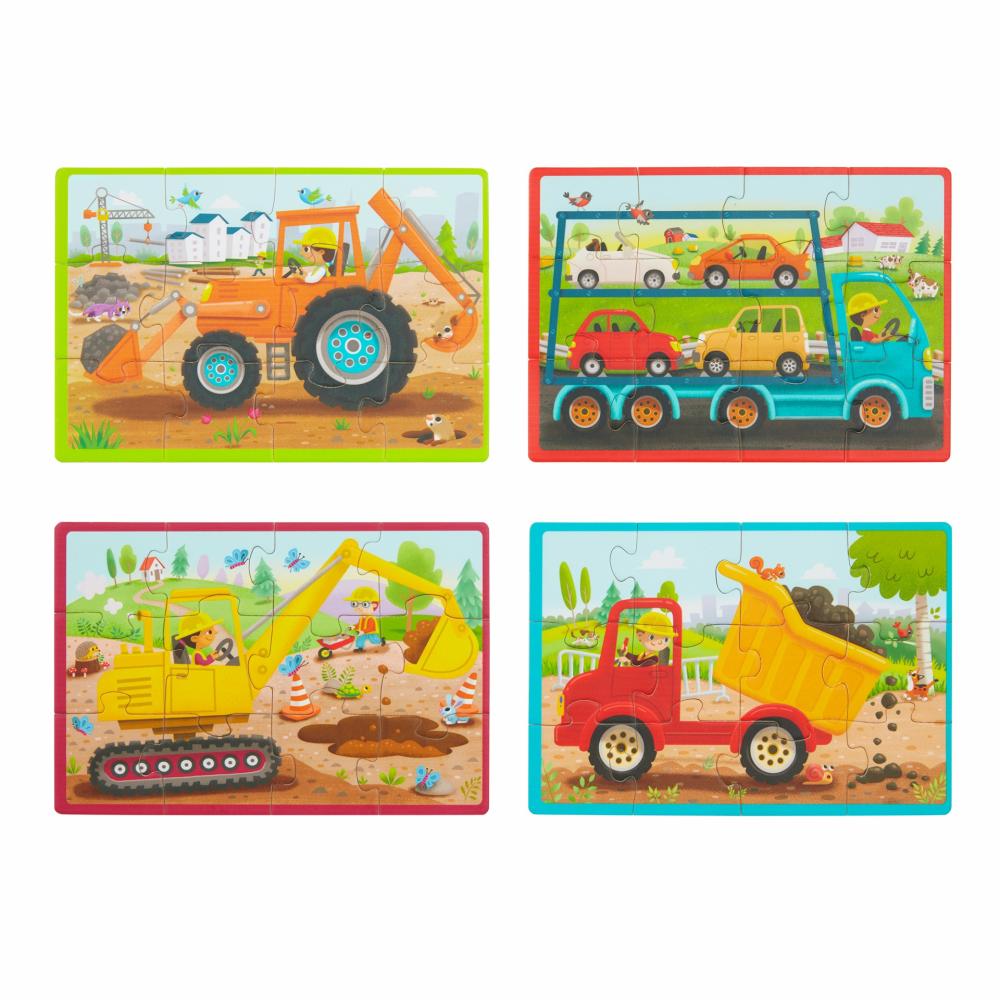 Pack O’ Puzzles – Trucks  |  Wooden Toys Shop Wooden Toys