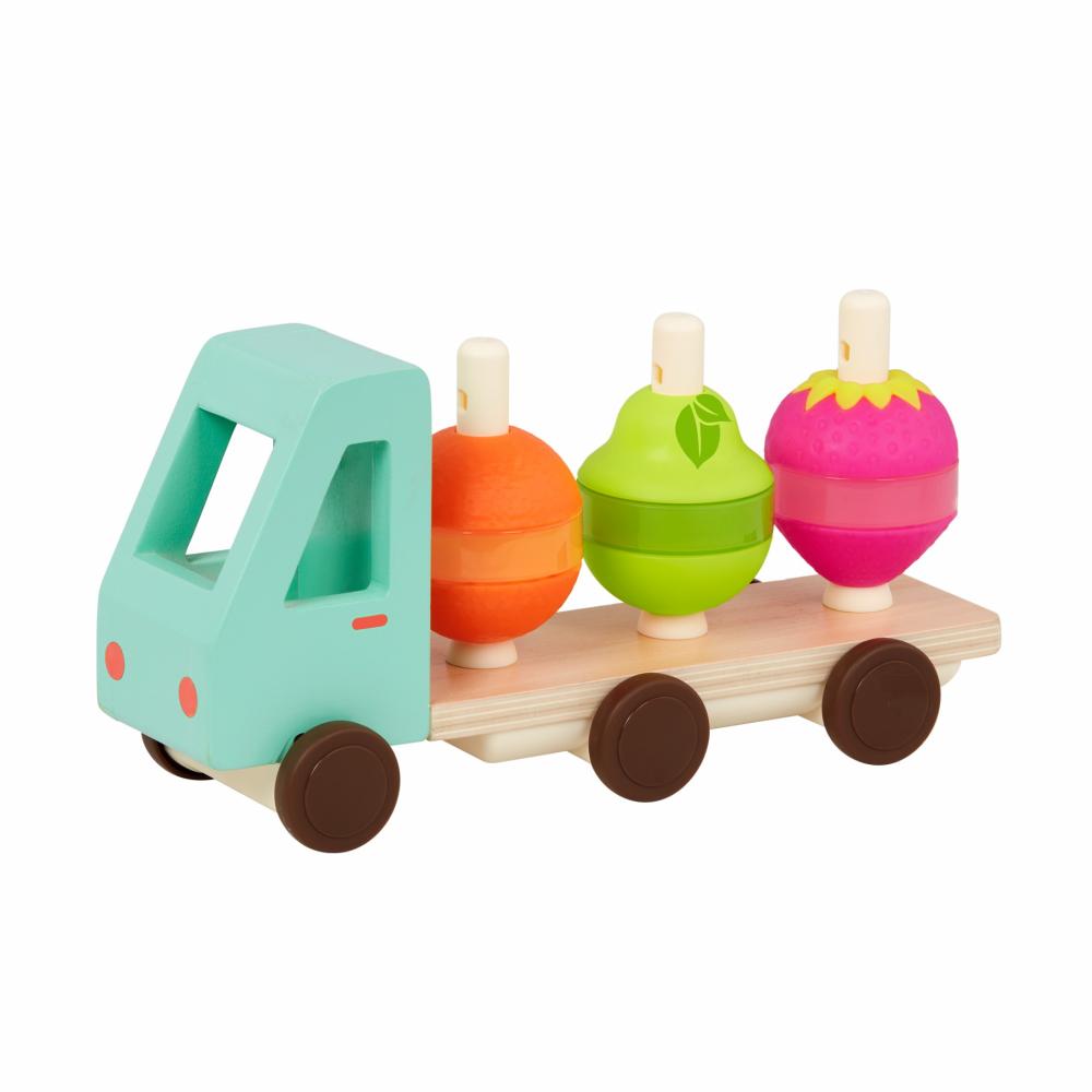 Stack & Roll Fruit Truck  |  Wooden Toys Learning Toys Learning Toys